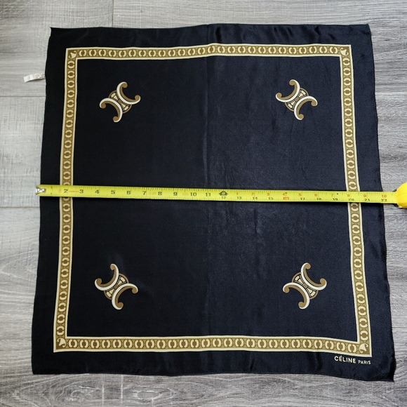 Celine Vintage Silk Bandana - Picture 5 of 15